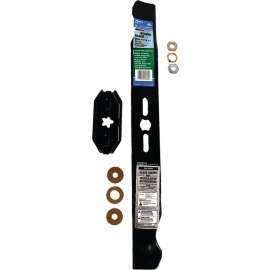 ARNOLD 490-100-0081 Lawn Mower Blade, 21 in L, 2-1/2 in W, Steel