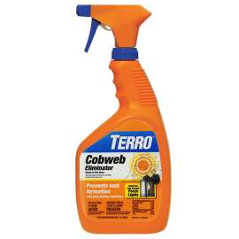 TERRO T2360 Cobweb Eliminator, Liquid, Vinegar Like, 1 qt Bottle
