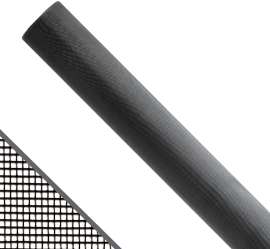 ADFORS FCS9208-M Window Screen, 100 ft L, 72 in W, Aluminum, Black