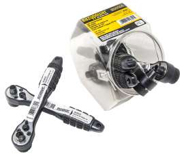 EAZYPOWER 00300 Ratchet, 3/8 in Drive, 1/4 in Shank, Hex Shank, 6 in L