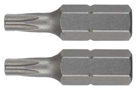 IRWIN IWAF21TS202 Tamper-Resistant Insert Bit, T20 Drive, Torx Drive, 1/4 in Shank, Hex Shank, 1 in L