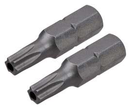 IRWIN IWAF21TS252 Tamper-Resistant Insert Bit, T25 Drive, Torx Drive, 1/4 in Shank, Hex Shank, 1 in L