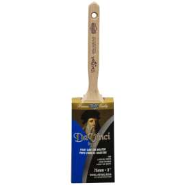 Linzer 1155230-0300 Paint Brush, Flat Sash Brush, 3 in L Bristle