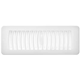 Imperial RG2146 Top Flat Floor Register, Polystyrene, White