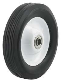 DH CASTERS W-MH08134B5W Hub Wheel, Medium-Duty, Rubber