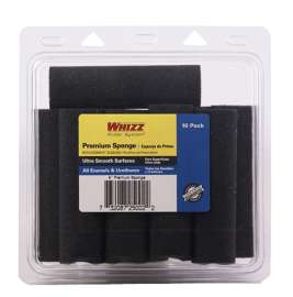 WHIZZ 25002 Mini Roller, 4 in L, Foam Cover, Black