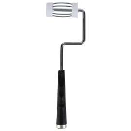 WOOSTER F0010-3 Roller Frame, 3 in L Roller, Plastic Handle, Threaded-Grip Handle