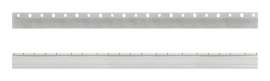 National Hardware N260-122 Apartment Hanger, 150 lb, Aluminum, Mill, 5/16 in Opening, 1/2 in Projection, Screw Mounting