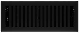 Imperial RG3440 Floor Register, Polystyrene, Black Iron