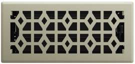 Imperial RG3463 Floor Register, Polystyrene, Satin Nickel