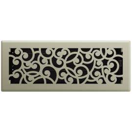 Imperial RG3455 Floor Register, Polystyrene, Satin Nickel