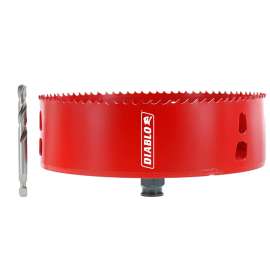 Diablo DHS6375RL Recessed Lighted Hole Saw, 6-3/8 in Dia