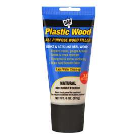 DAP COLORmaxx 7079800581 Wood Filler, Paste, Slight, Natural, 6 oz Tube