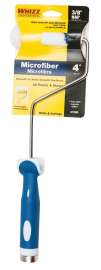 WHIZZ 77600 Mini Roller, 3/8 in Nap, Microfiber Roller, Soft Touch Handle