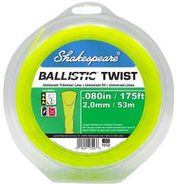 Shakespeare Ballistic 17243 Trimmer Twist Line, 0.08 in Dia, 175 ft L