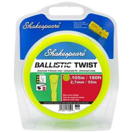 Shakespeare Ballistic 17250 Trimmer Twist Line, 0.105 in Dia, 180 ft L