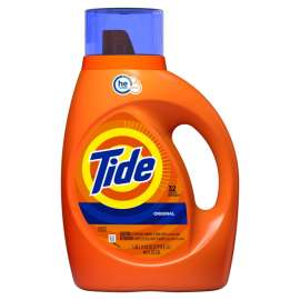 Tide Laundry Detergent Liquid Soap, High Efficiency, Original Scent, 64 Loads 