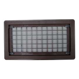 Bestvents 510BR Foundation Vent, 15-1/4 in W, Polypropylene, Brown