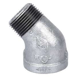 Worldwide Sourcing Pipe Street Elbow, 45 Deg, 1 In, Threaded, Steel