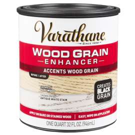 VARATHANE 313834 Wood Grain Enhancer, Black Grain, Liquid, 1 qt