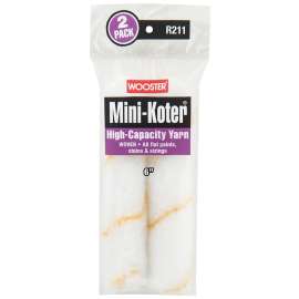 WOOSTER Mini-Koter R211-6 High-Capacity Yarn, 6 in L, Fabric Cover