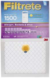 Filtrete S-2000-4 Smart Air Filter, 20 in L, 16 in W, 12 MERV, 1500 MPR