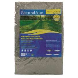 NaturalAire SM1006 Air Filter, 20 in L, 30 in W, 4 MERV, Synthetic Roll Frame