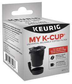 KEURIG K-Cup 5000194966 Coffee Filter, 0.599 oz Capacity, Plastic, Black