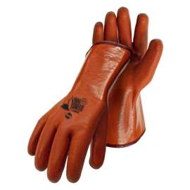 BOSS Snow Shield 3600L Insulated Driver Gloves, Men's, L, Open Cuff, Orange