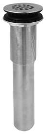 Stylewise K820-74 Open Grid Sink Drain, 1-1/4 in Connection, Brass, Chrome