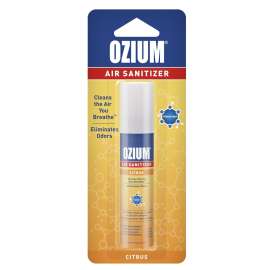 Ozium OZ-62 Air Freshener, 0.8 oz Aerosol Can, Citrus