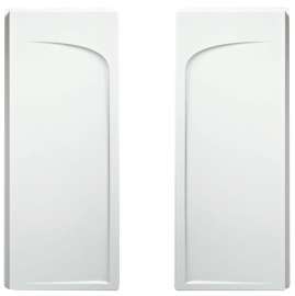 Sterling Ensemble 72175100-0 Shower End Wall Set, 71-1/4 in L, 30 in W, Vikrell, High-Gloss, Alcove Installation, White