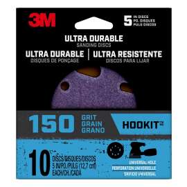 3M 27311 Power Sanding Disc, 5 in Dia, 150 Grit