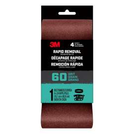 3M 27399 Sanding Belt, 3 in W, 18 in L, 60 Grit, Aluminum Oxide Abrasive