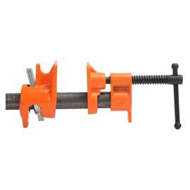 PONY 52 Fixture, Clamping Range: 1/2 in, Sliding-Pin Handle, Cast Iron, Enamel, Black/Orange