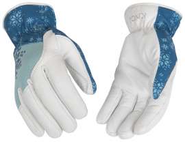 KincoPro 103HKWM Hybrid Gloves, Women's, M, Wing Thumb, Easy-On, Shirred Elastic Cuff, Polyester Spandex Fabric Back