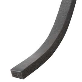 Frost King R734H Foam Tape, 10 ft L, 7/16 in Thick, Rubber, Black
