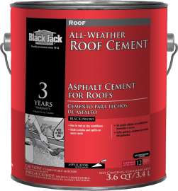 Gardner WET-R-DRI Series 0371-GA Roof Patch, Black, Liquid, 1 gal