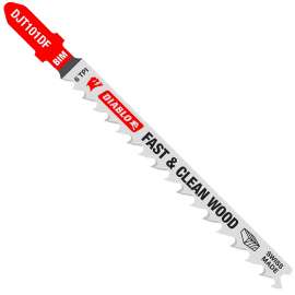Diablo DJT101DF5 Jig Saw Blade, 4 in L, 6 TPI, Bi-Metal Cutting Edge