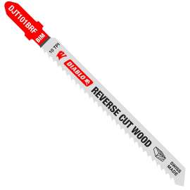 Diablo DJT101BRF5 Jig Saw Blade, 4 in L, 10 TPI, Bi-Metal Cutting Edge