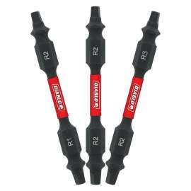 Diablo DDESQV25-S3 Bit Set, 3-Piece, Square