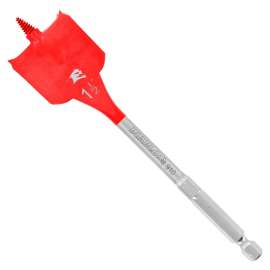 Diablo SPEEDemon DSP2170-P2 Spade Drill Bit, 1-1/2 in Dia, 6 in OAL, 10 mm Dia Shank, Hex Shank