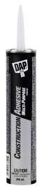 DAP 74883 Multi-Purpose Adhesive, White, 266 mL Cartridge