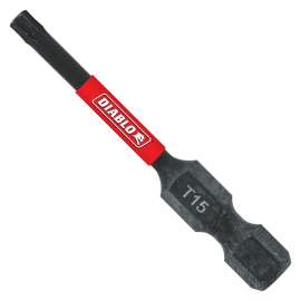 Diablo DT152P15 Screwdriver Insert Bit, #15 Drive, Torx Drive, 2 in L