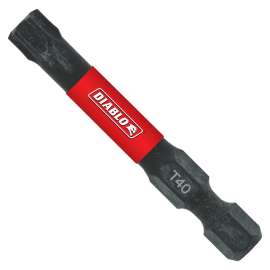 Diablo DT402P5 Screwdriver Insert Bit, #40 Drive, Torx Drive, 2 in L