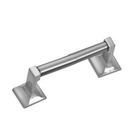 Boston Harbor 756-07 Paper Holder, Aluminum/Zinc, Brushed Nickel, Wall Mounting