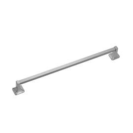 Boston Harbor Towel Bar, Brushed Nickel, Surface Mounting, 24 in