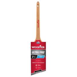 WOOSTER 4181-2 1/2 Paint Brush, 2-1/2 in W, 2-11/16 in L Bristle, Nylon/Polyester Bristle, Sash Handle