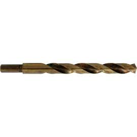 Vulcan Jobber Length Drill, 1/2 In Dia X 6 In L, 3/8 In Reduced Shank, Cobalt M35 Steel