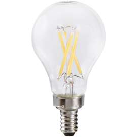 Sylvania 40774 Natural LED Bulb, Decorative, A15 Lamp, 40 W Equivalent, E12 Candelabra Lamp Base, Dimmable, Clear